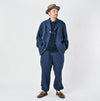 Indigo Linen Nimes Jacket Men