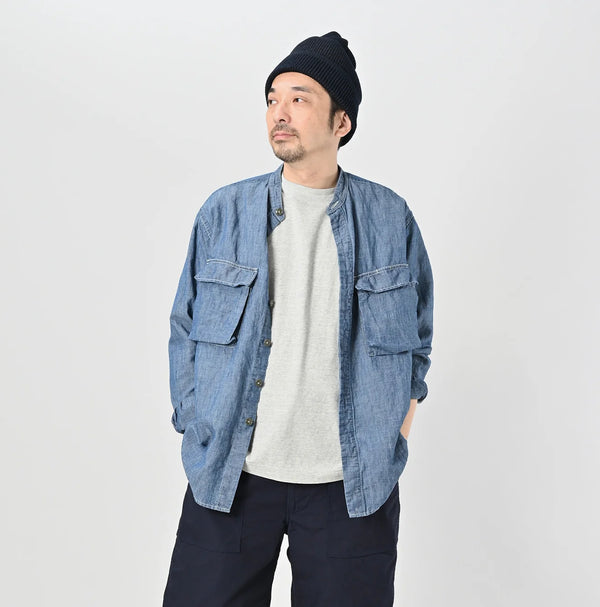 Cotton Linen Dungaree 908 Nîmes Shirt Zyu (Size 4)