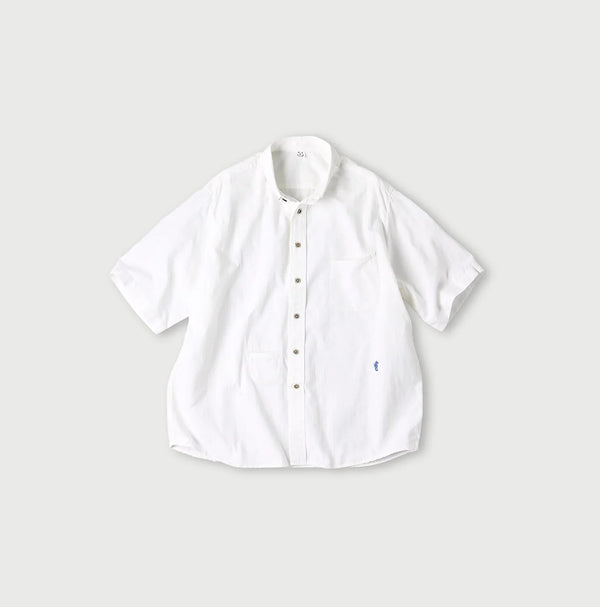 Khadi Ox Ocean Short Sleeve Shirt (Size 5)