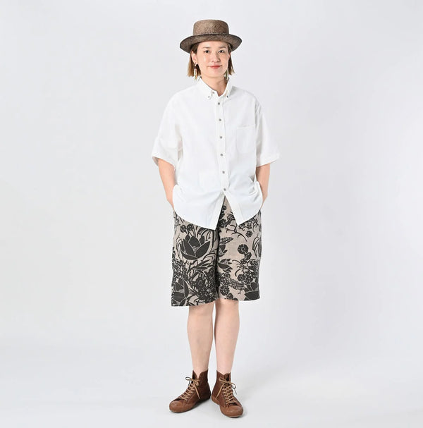 Khadi Ox Ocean Short Sleeve Shirt (Size 5)