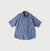Ai Indigo Khadi Ox Ocean Short Sleeve Shirt