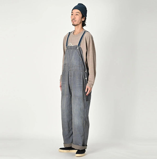 Mont Brown Denim Hickory 908 Overall (45 in)